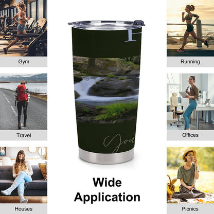 Car Travel Coffee Mug with Lid (All-Over Printing)
