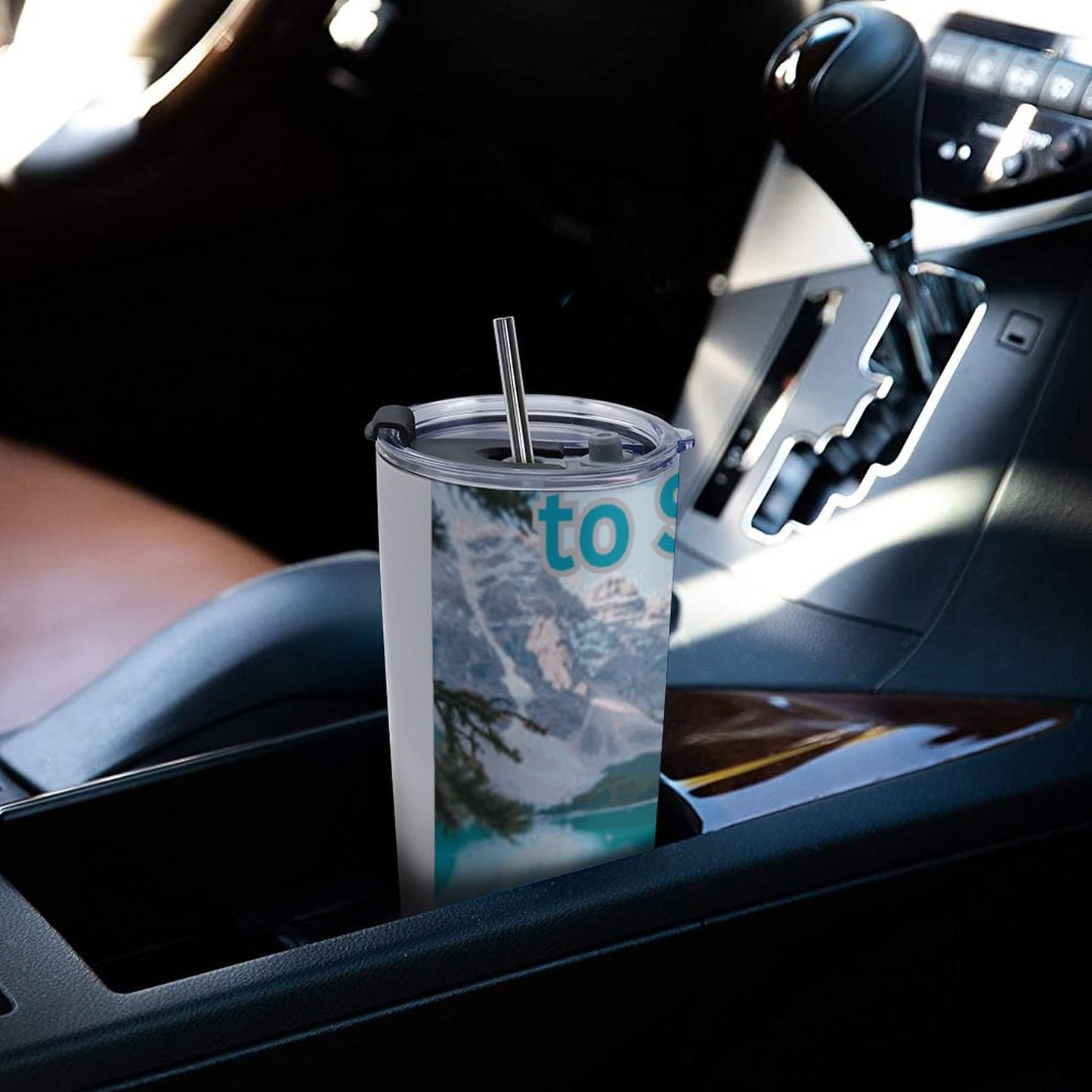 Car Travel Mug Set with Cleaning Kit (590ml/20oz)