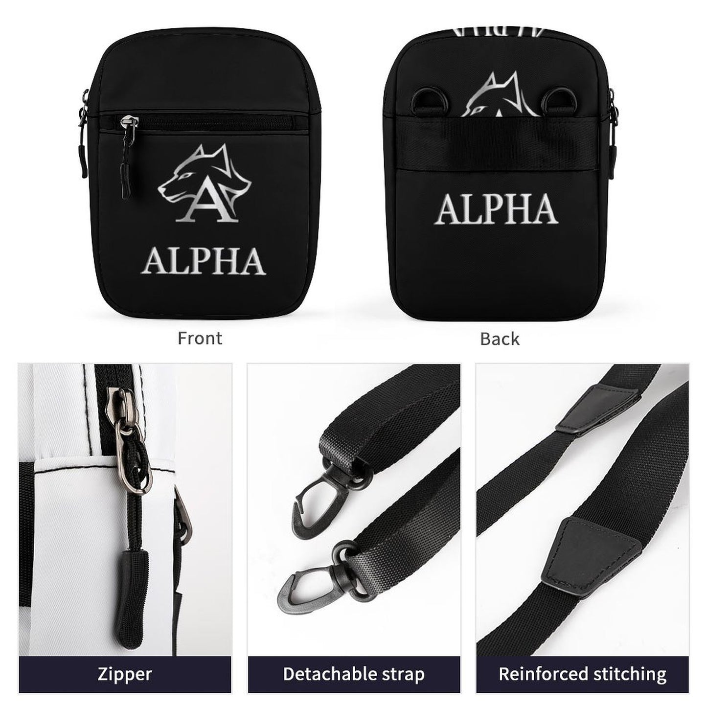 Small Messenger Bag Q026 (All-Over Printing)