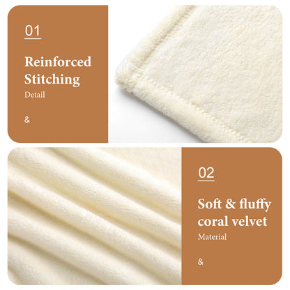 Coral Velvet Towel