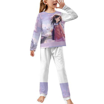 Long Sleeve Girls Nightwear JTZ (All-Over Printing)