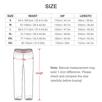 180gsm Men's Long-Sleeve Pajama Set(All-Over Printing)
