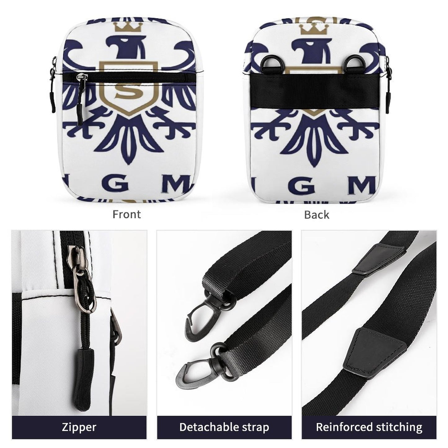 Small Messenger Bag Q026 (All-Over Printing)