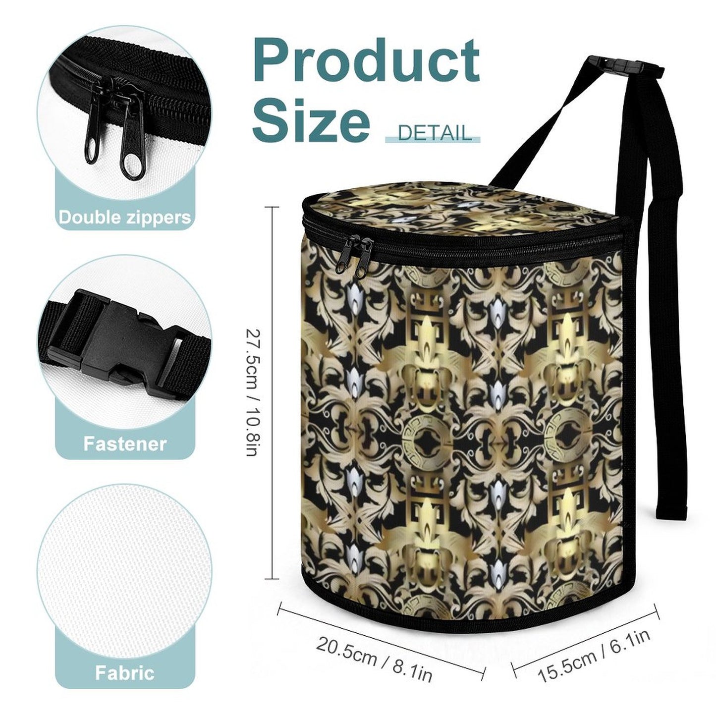 Collapsible Car Trash Bin