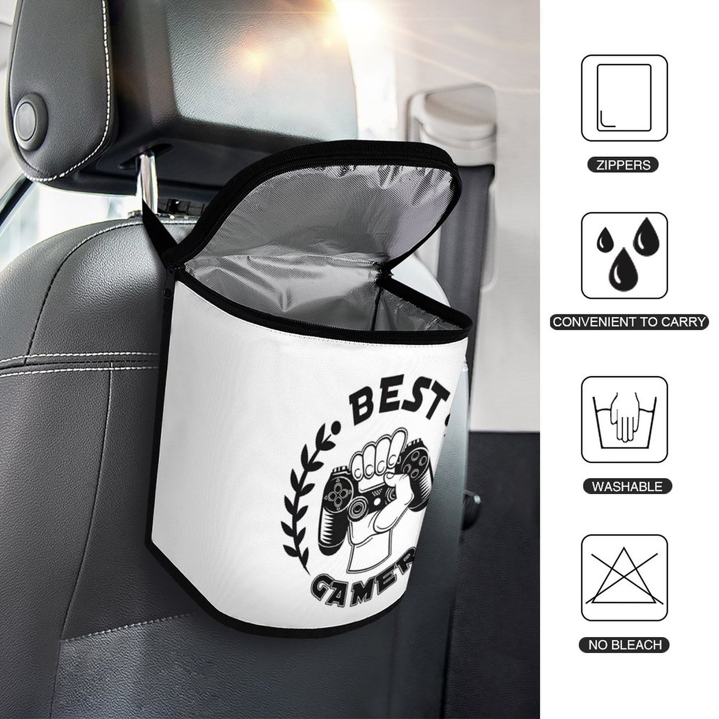 Collapsible Car Trash Bin