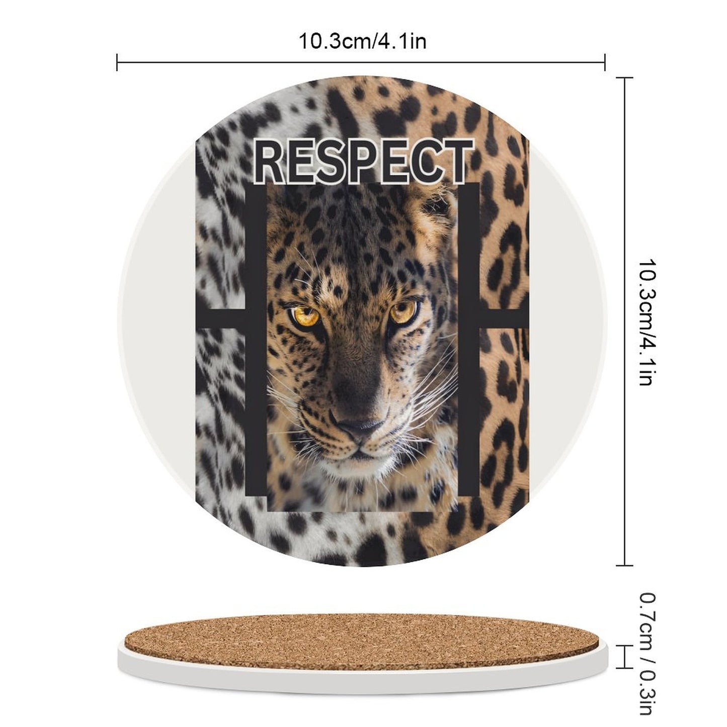 Round Ceramic Coaster