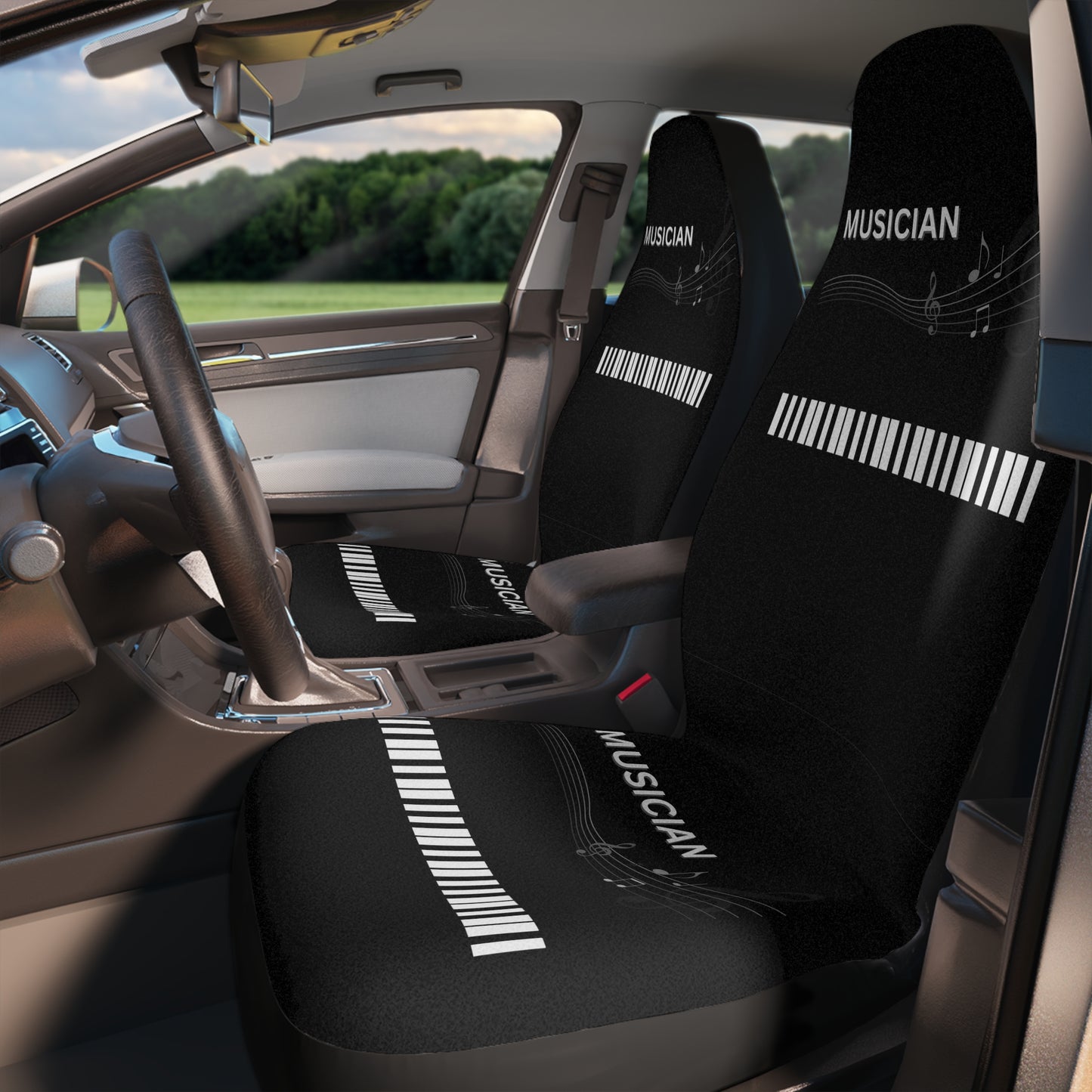 MUSICIAN'S PIANO Car Seat Covers