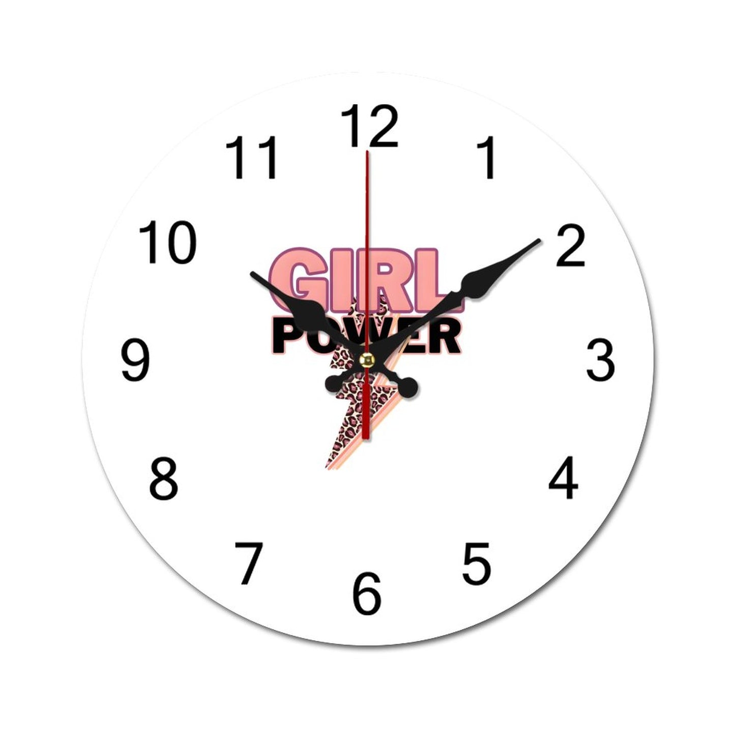 Concise Silent Wooden Wall Clock-9.84"x9.84"/ 25x25cm