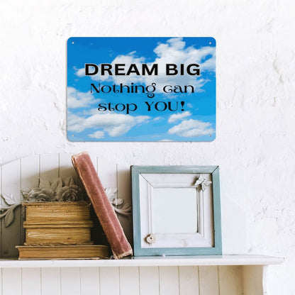 Horizontal Personalized Metal Wall Art Tin Sign-5.5"x7.9"/14x20cm
