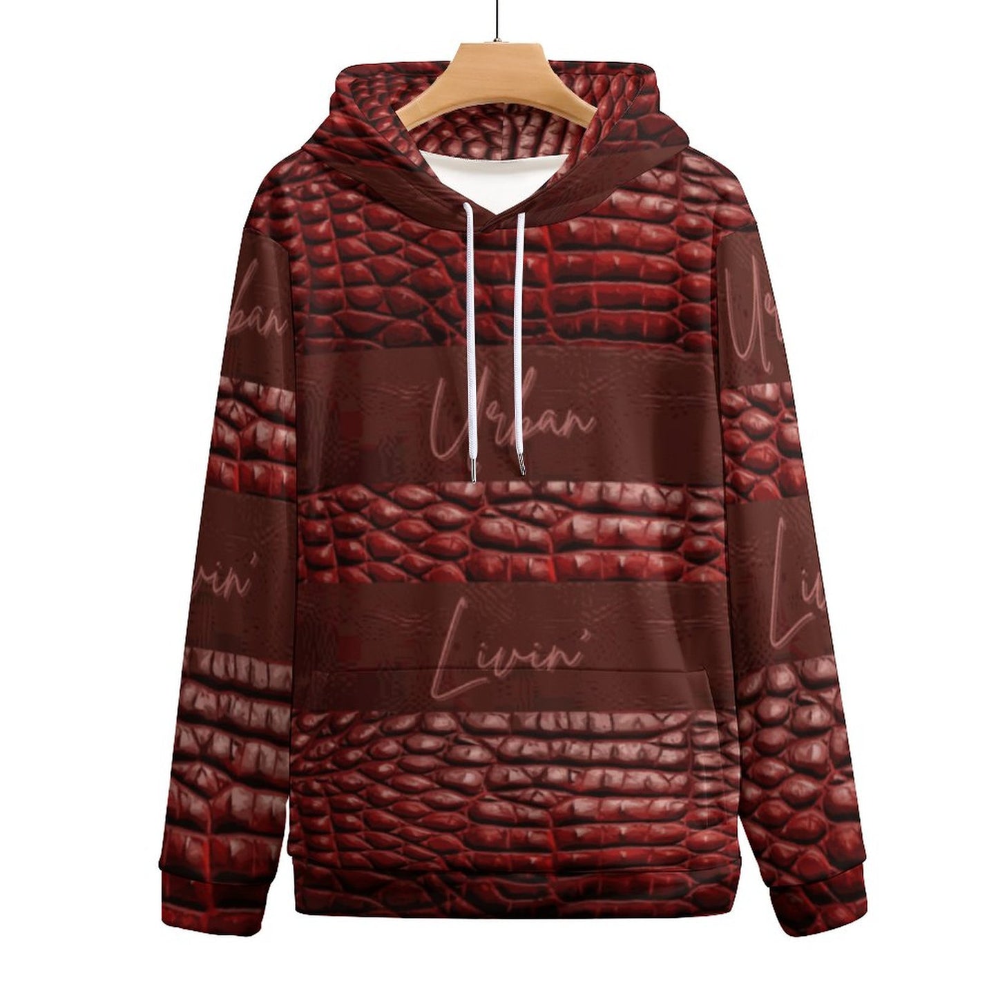 230gsm Men's Cool Hoodie with Double-layer Cap (All-Over Printing)