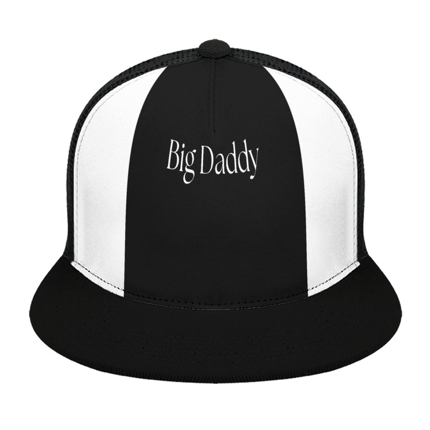 Flat Brim Trucker Hat with Fashion Frontier-BIG DADDY