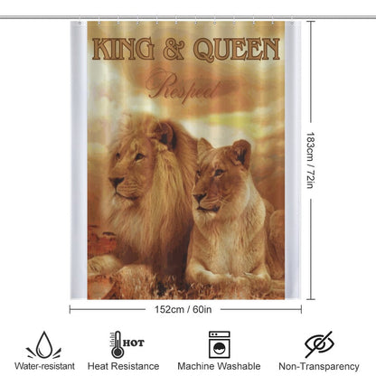 Flower Shower Curtain-66x72Inch (168x183cm)