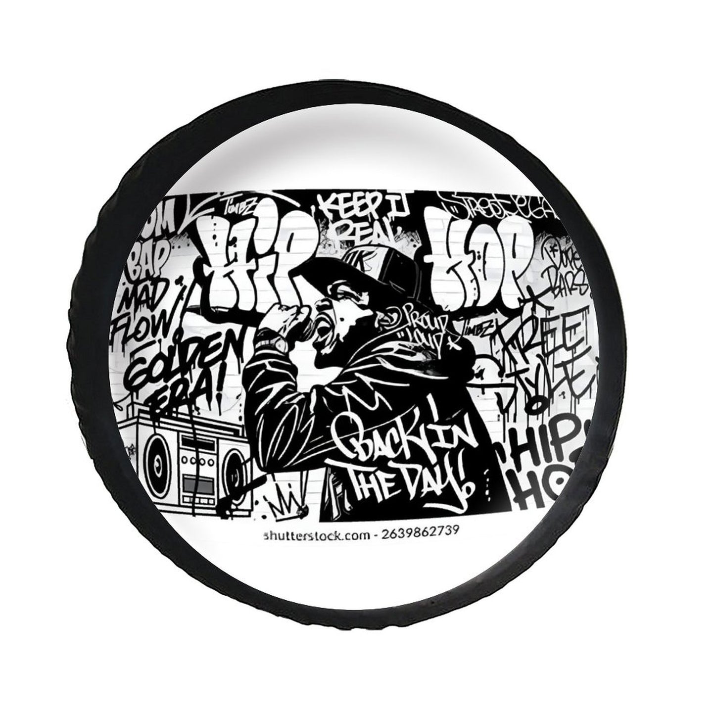 Leather Tire Cover(One-sided Printing)
