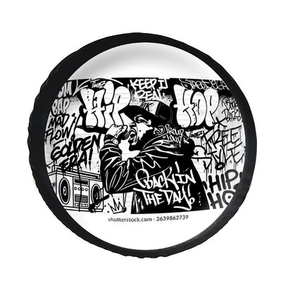 Leather Tire Cover(One-sided Printing)