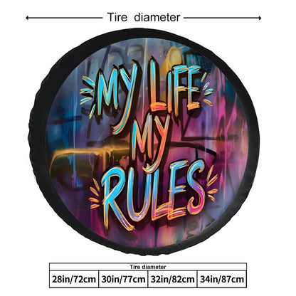 Leather Tire Cover(One-sided Printing)