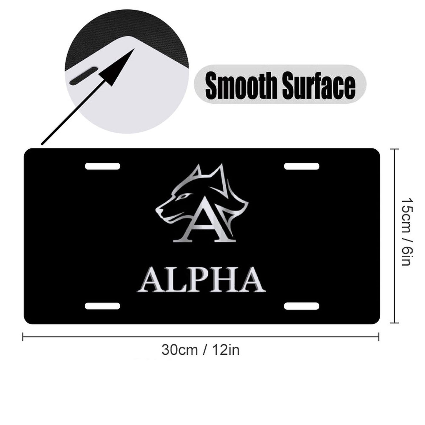 Car License Plate-11.8”x5.9”
