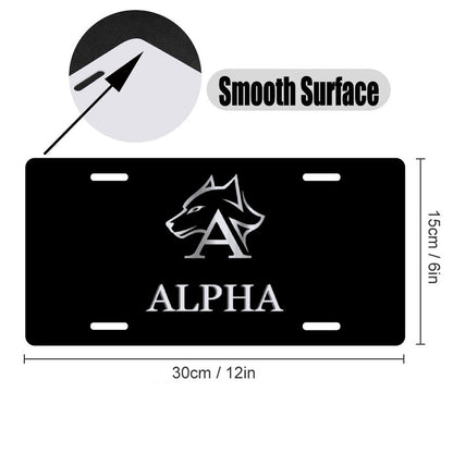 Car License Plate-11.8”x5.9”