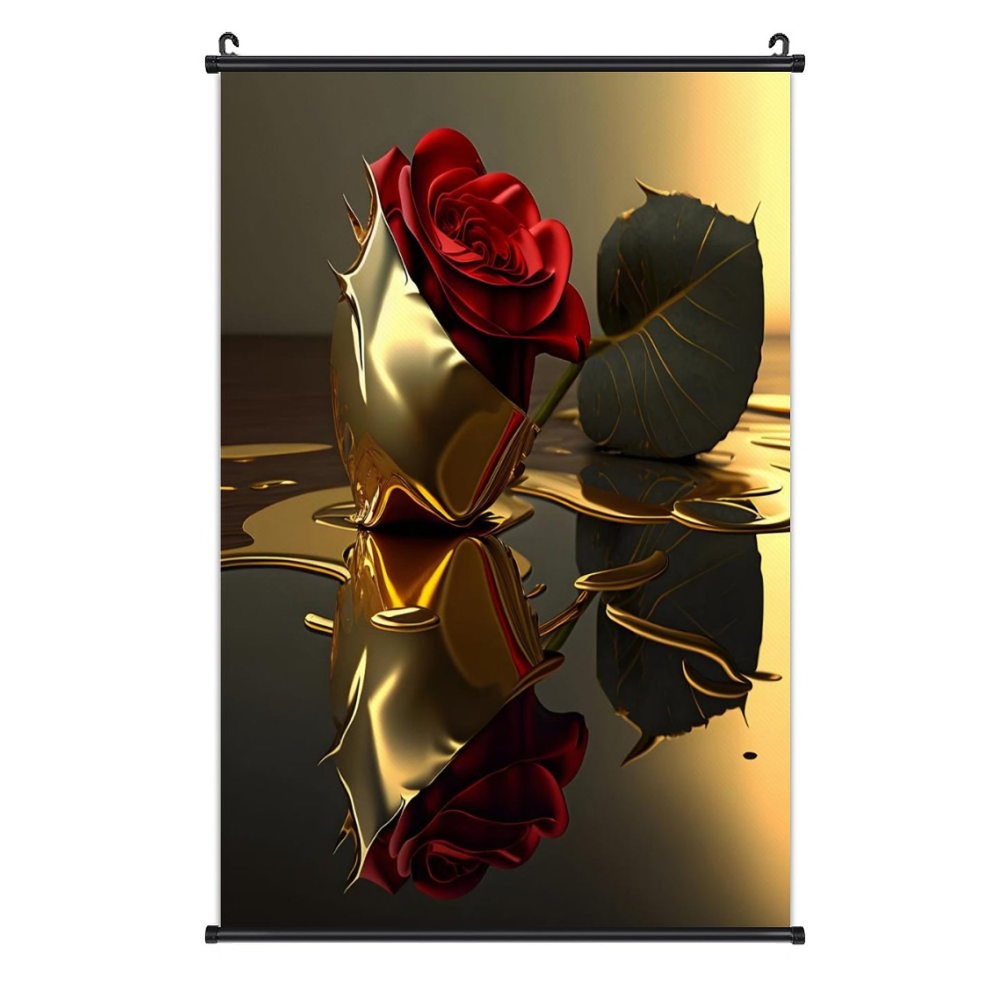 Canvas Hanging Poster with Scrolls-16"x24"/ 40x60cm