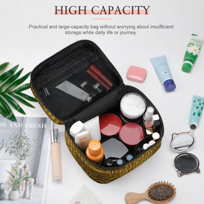 STREET CULTURE Alligator Leather Cosmetic Storage Bag