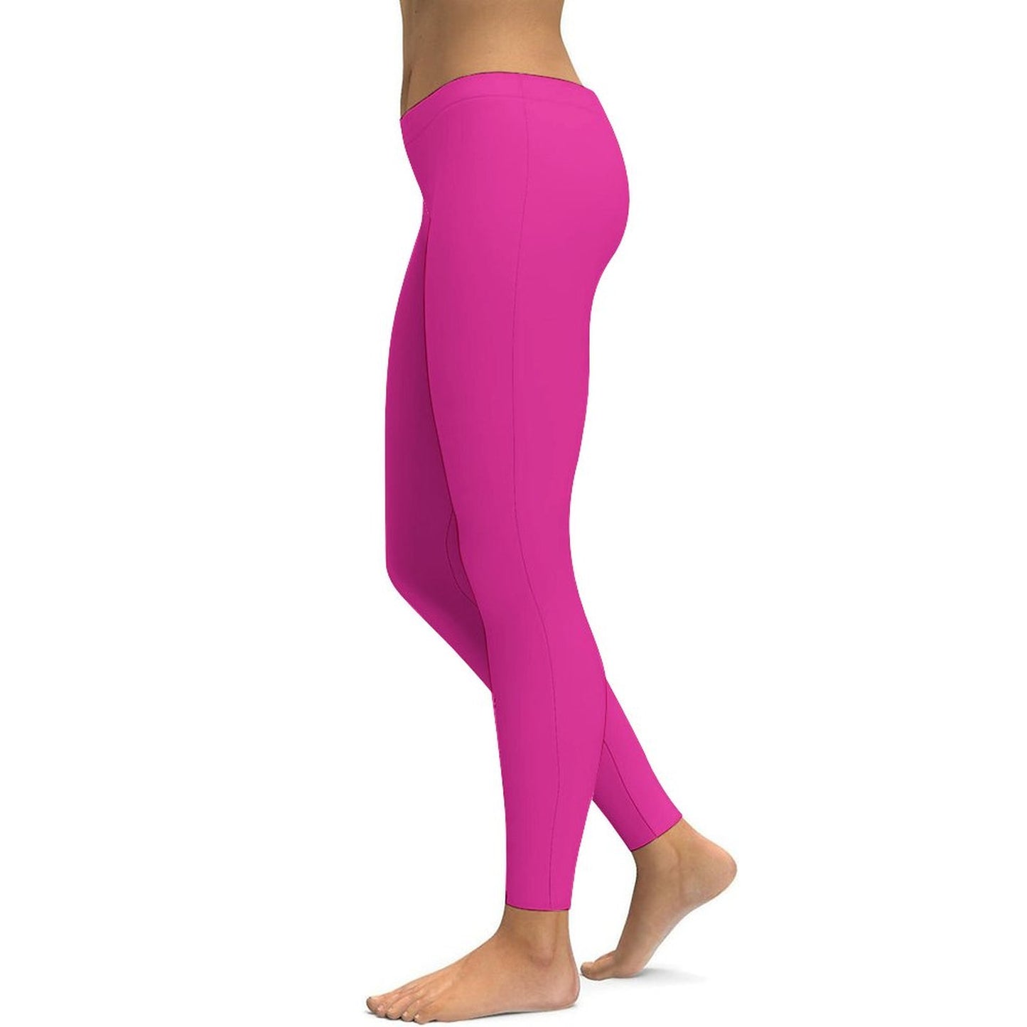 MUSIC GRAFFITI Hot Pink Yoga Pants for Women-SMALL-2XL