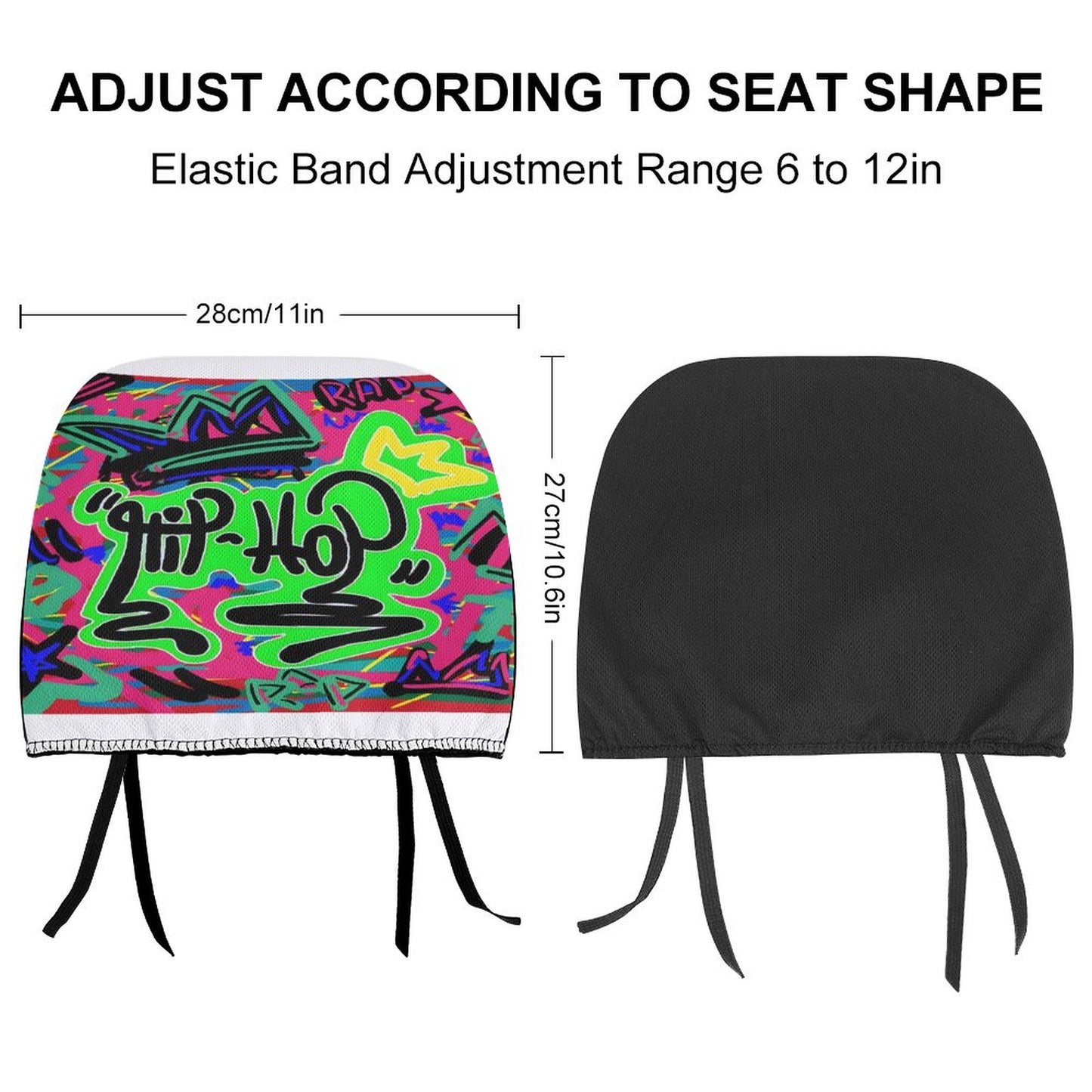 Custom Car Headrest Covers