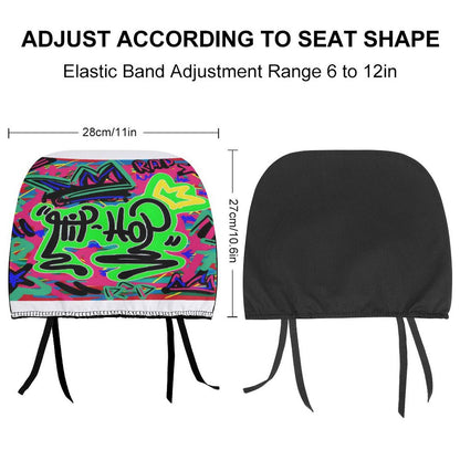 Custom Car Headrest Covers