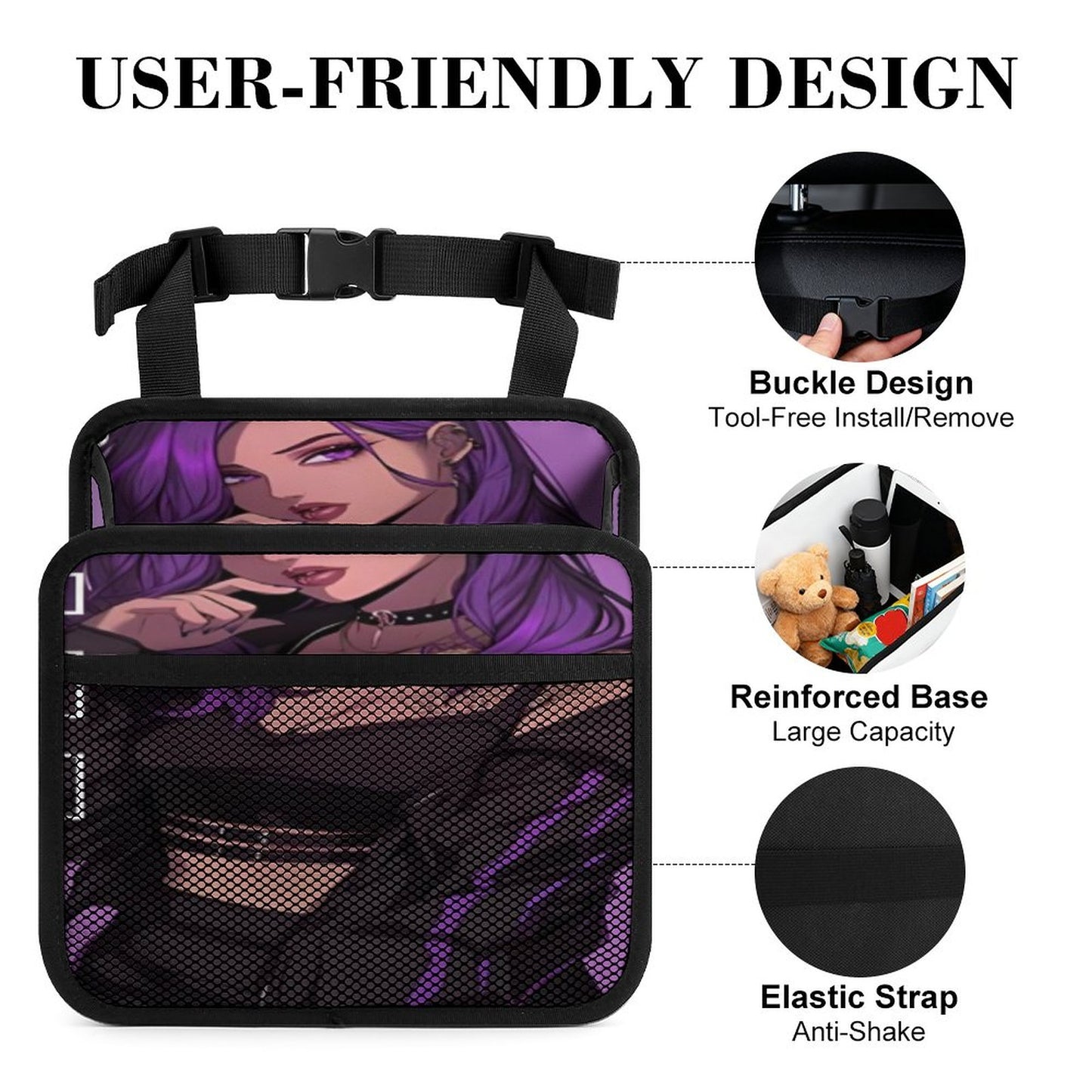Car Seat Storage Bag(All-Over Printing)