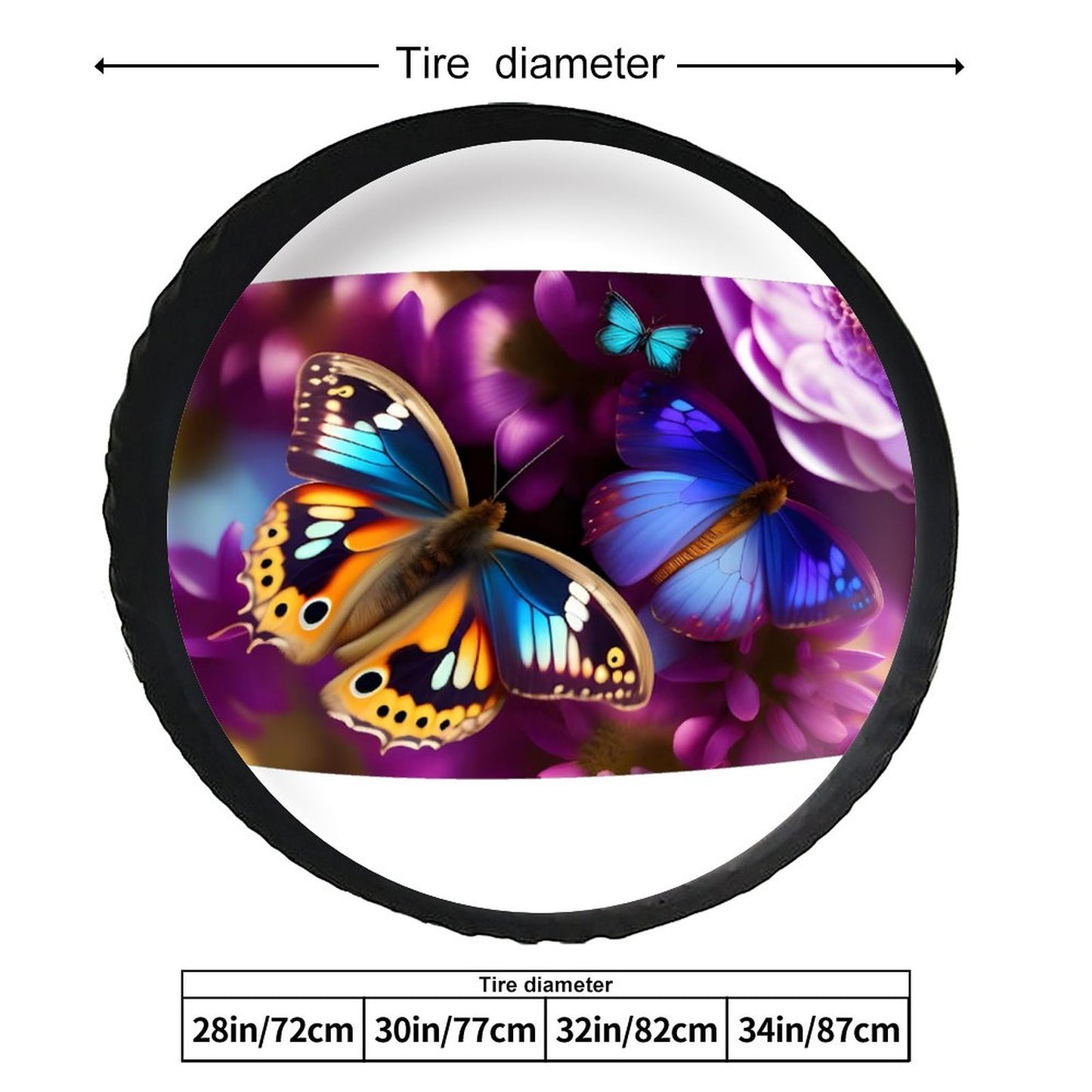 Leather Tire Cover(One-sided Printing)