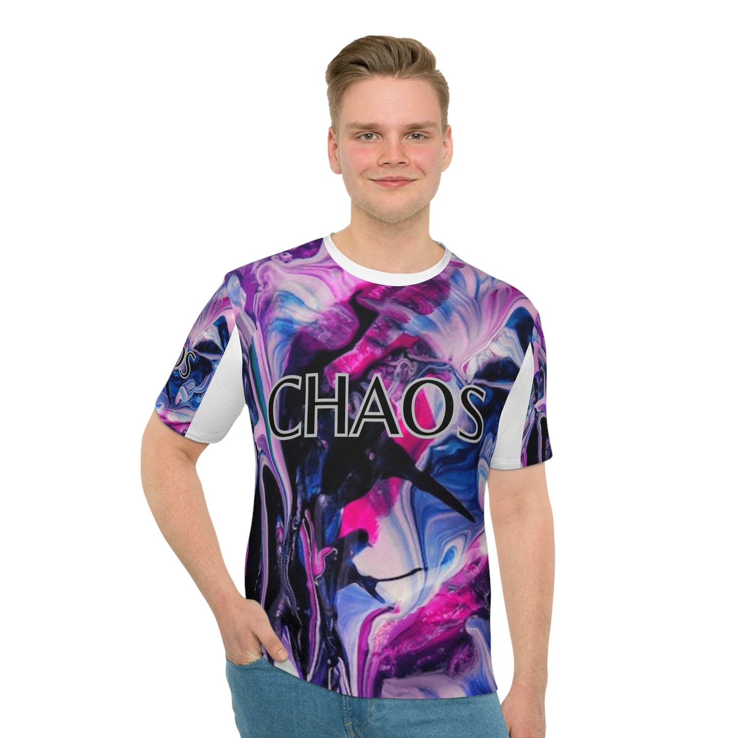 CHAOS Unisex Loose T-shirt-*XS-5XL (white)