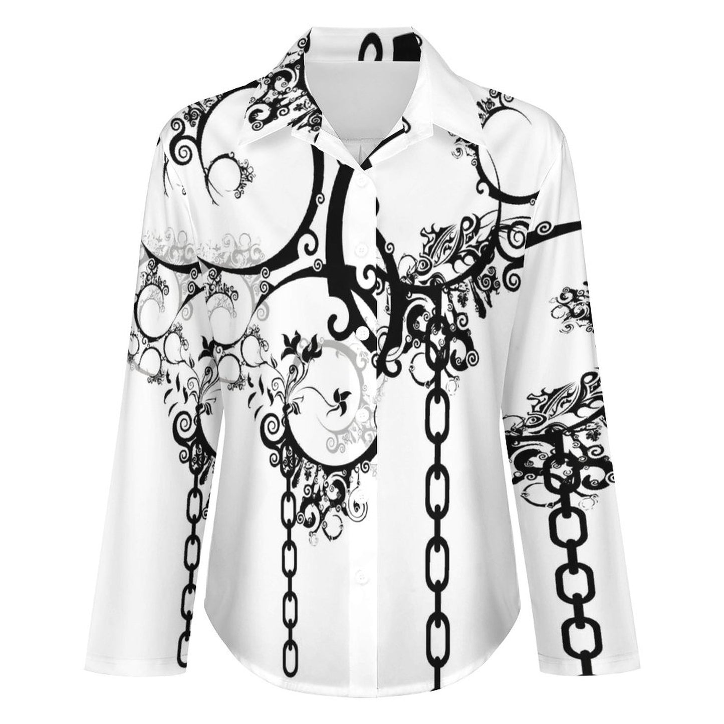 Women's Irregular Shirt B648 (All-Over Printing)