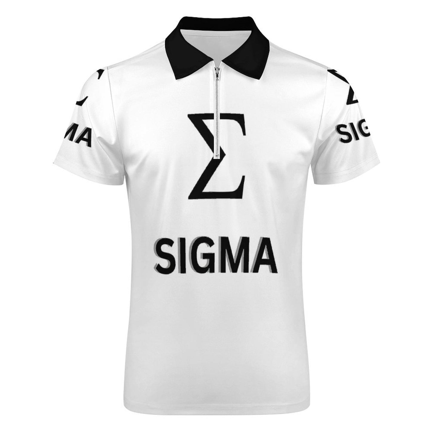 Men's Short Sleeve POLO Shirt with Zipper B470 (All-Over Printing)