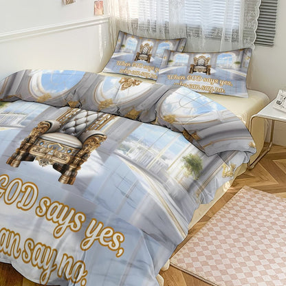 3-Piece Bedding Set-102"x90"/ 259x229cm (Dual-sided Printing)