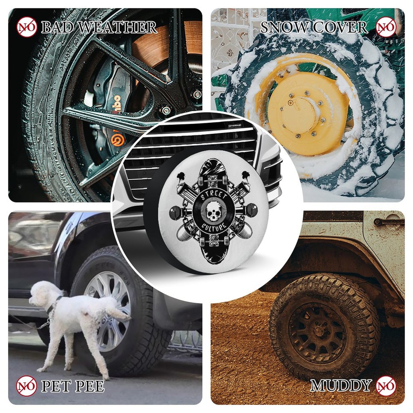 Oxford Cloth Tire Cover