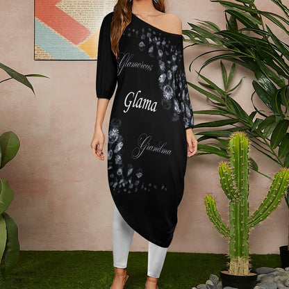 Diagonal Shoulder Two Piece Set VTZ (All-Over Printing)