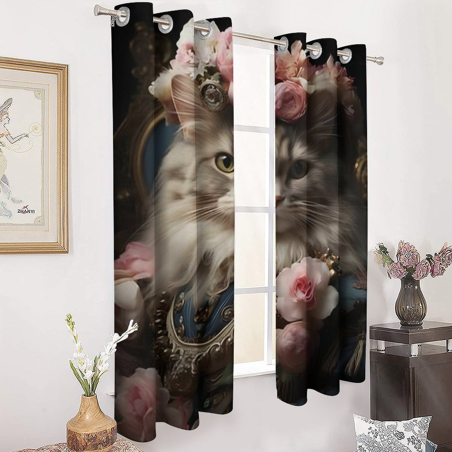 Grommet Curtain-52"x72"/ 132x183cm