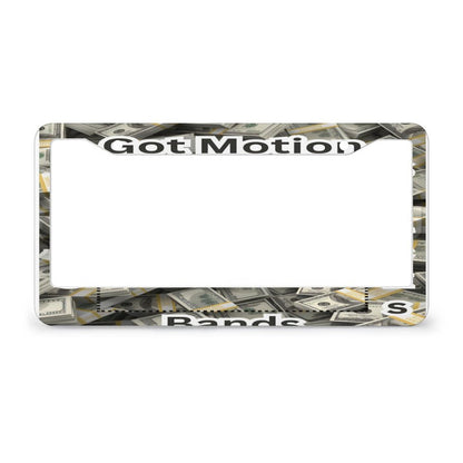 License Plate Frames with 2 Round Holes (1 Pair)