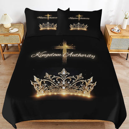 3-Piece Bedding Set-102"x90"/ 259x229cm (Dual-sided Printing)