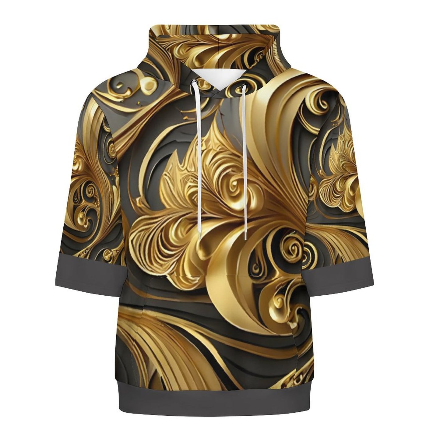 280gsm Half Sleeve Hoodie(All-Over Printing)