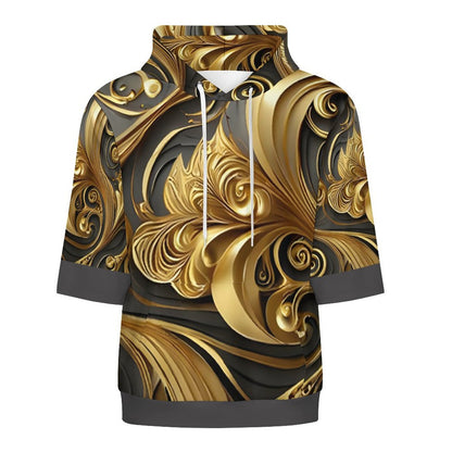 280gsm Half Sleeve Hoodie(All-Over Printing)