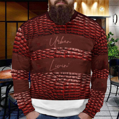 250gsm Round Neck Men's Sweatshirt 4T35 (All-Over Printing)