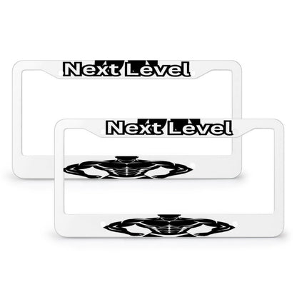 License Plate Frames with 4 Round Holes (1 Pair)