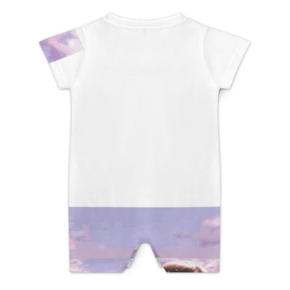 Short Sleeve Baby Bodysuit Romper PLR (All-Over Printing)