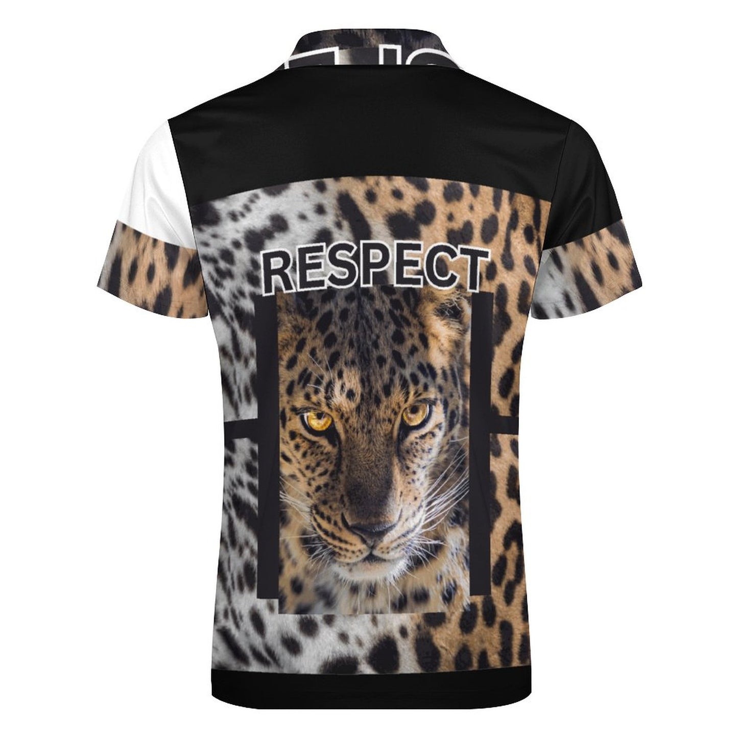 Men's Short Sleeve POLO Shirt with Zipper B470 (All-Over Printing)