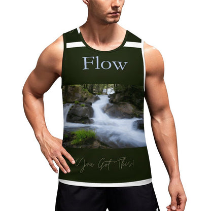 Men's Printed Vest BK (All-Over Printing)