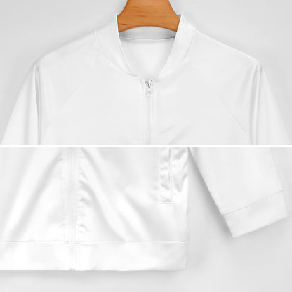 Raglan Zip-up Shirt(All-Over Printing)