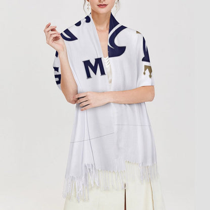 Cashmere-like Tassel Scarf (All-Over Printing)