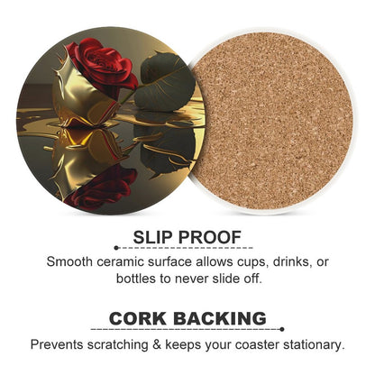 Round Ceramic Coaster