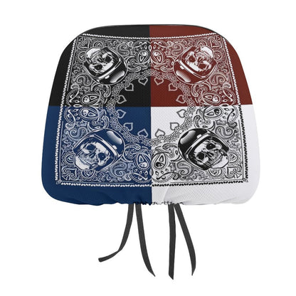 Custom Car Headrest Covers