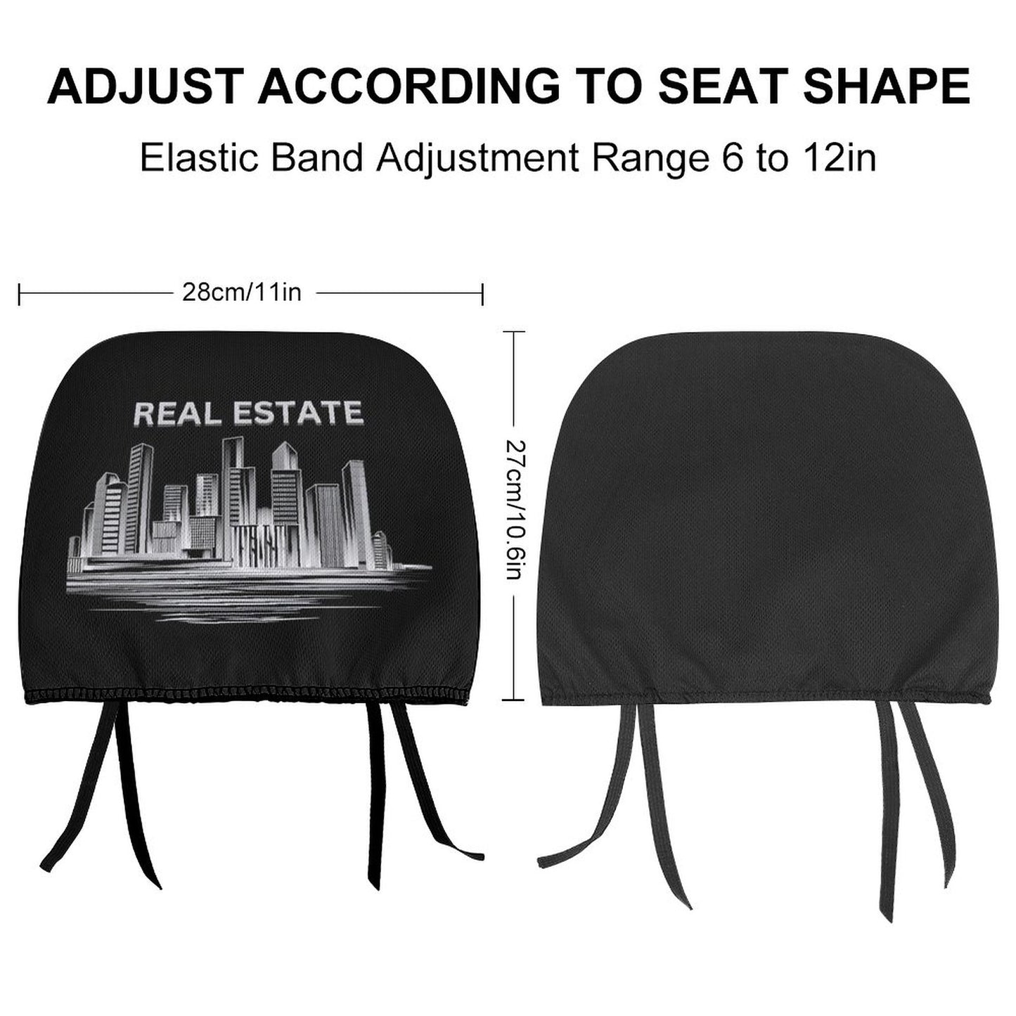 Custom Car Headrest Covers