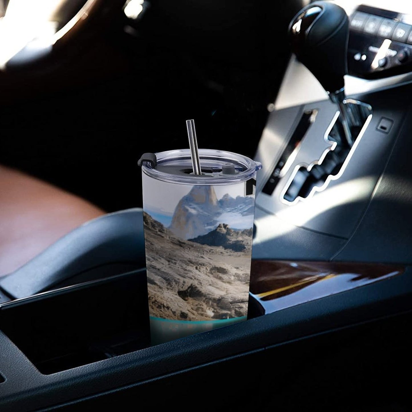 Car Travel Mug Set with Cleaning Kit (590ml/20oz)
